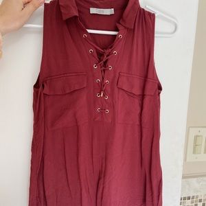 Cross up shirt❤️